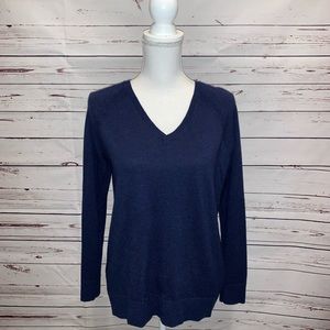 Navy Gap V-Neck Sweater